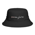 "Good idea, NO, God idea" Embroidered Faith Bucket Hat